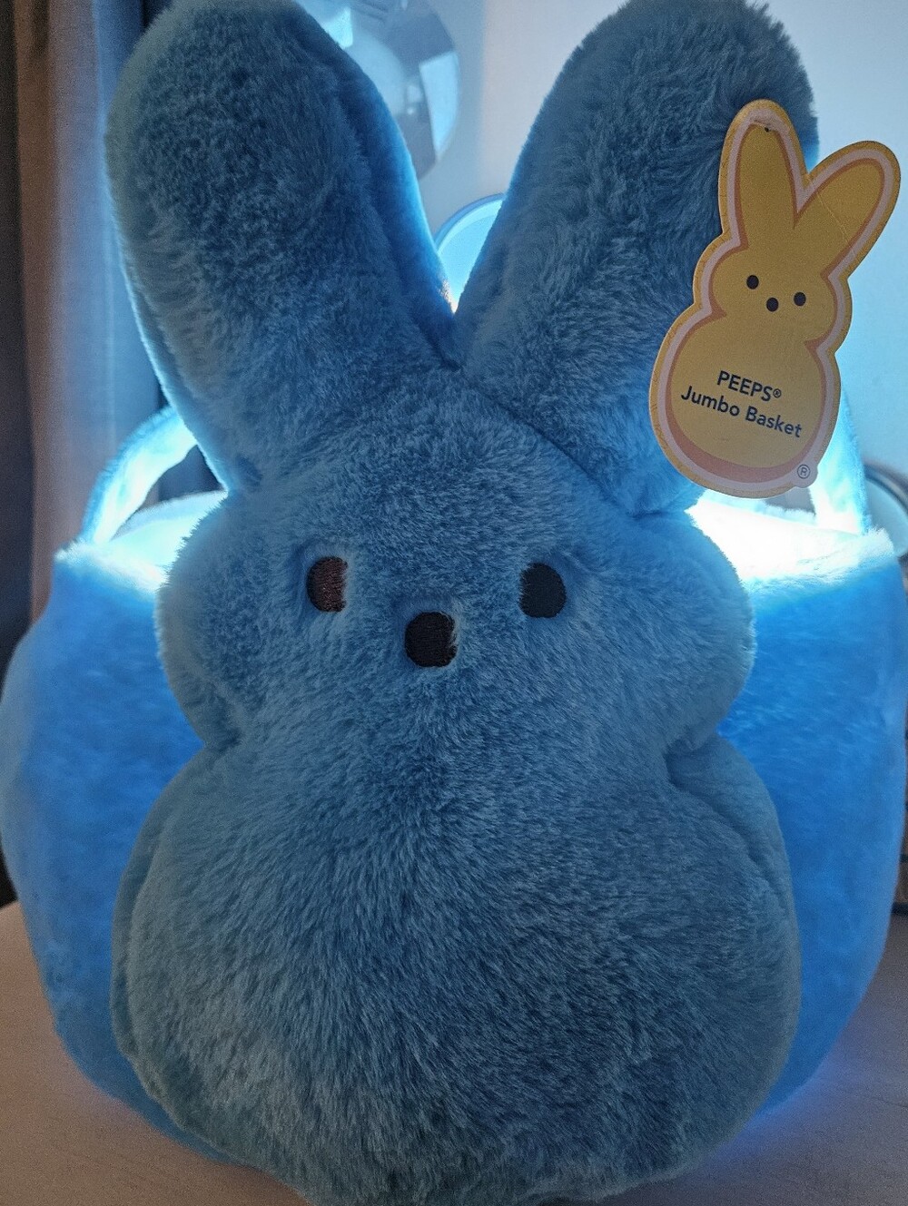New! Peeps Fuzzy Oversized Basket